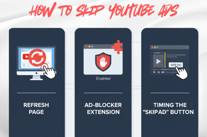 how to skip YouTube ads