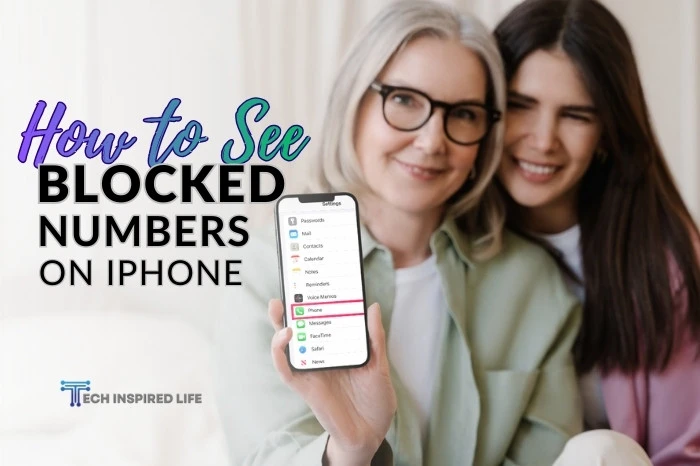 how to see the blocked numbers on iphone