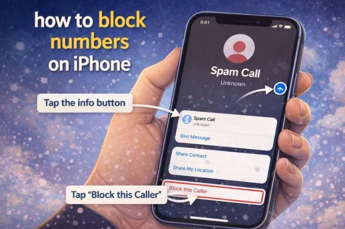 how to block numbers on iPhone